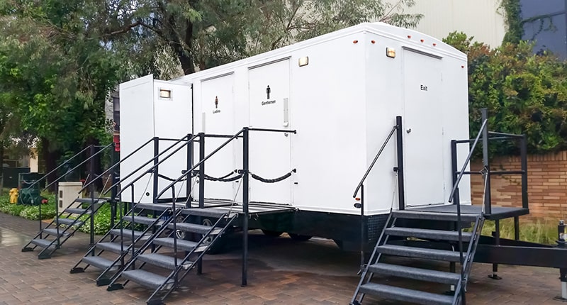 many luxury restroom trailers are designed to be accessible and inclusive, with features that accommodate individuals with disabilities